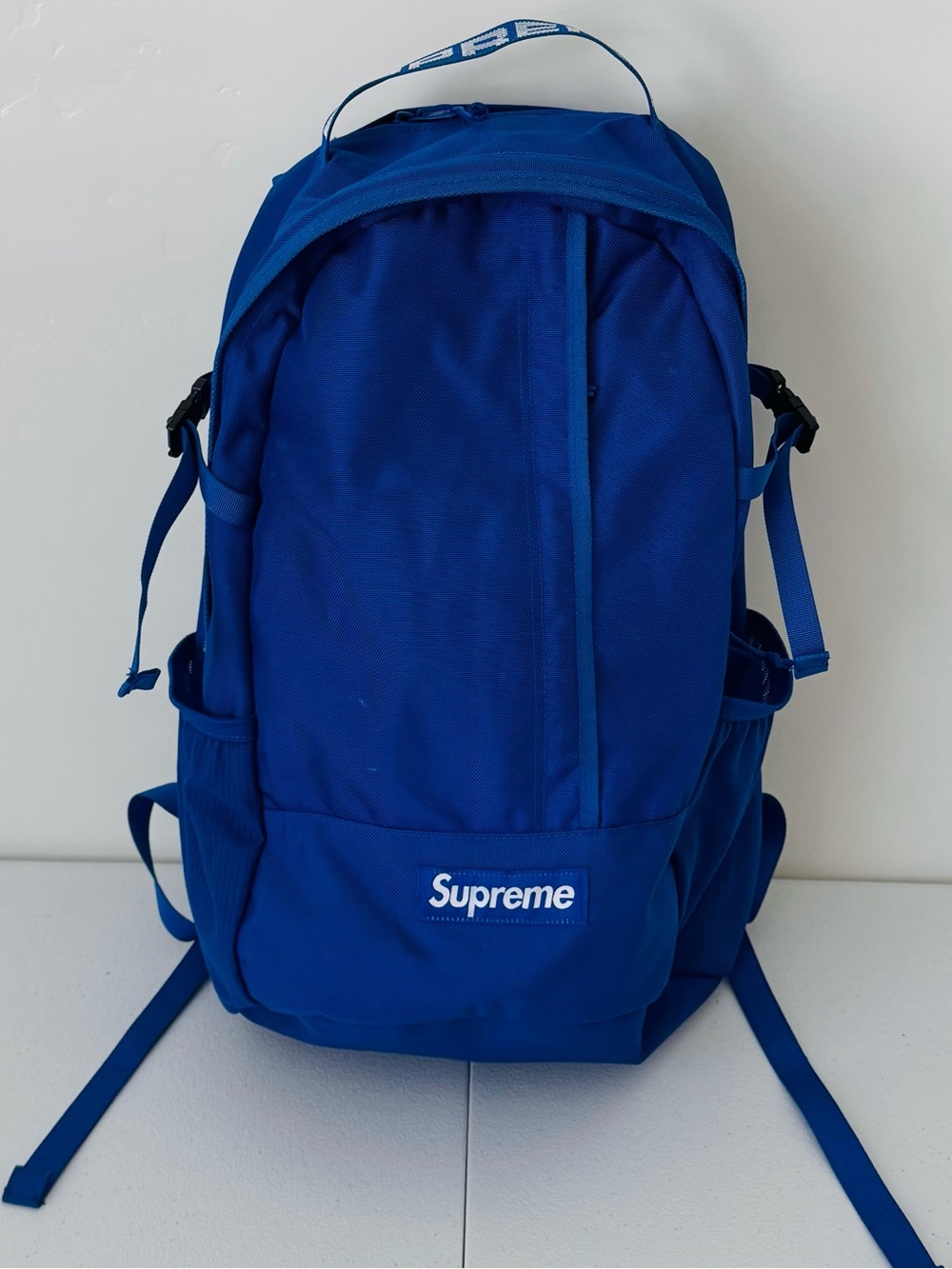 Supreme SS18 Backpack Royal Blue 24L Cordura 1050D Nylon fabric released 2018